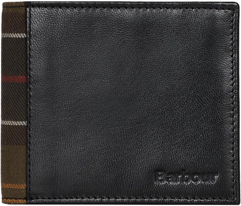 Leather Tartan Wallet & Card Holder Set