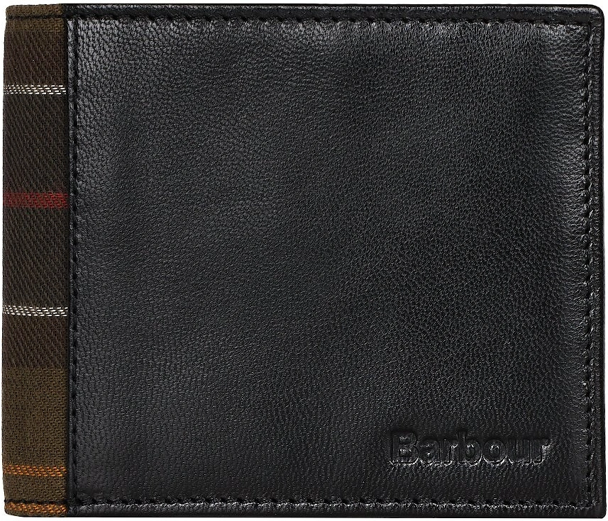 Leather Tartan Wallet & Card Holder Set