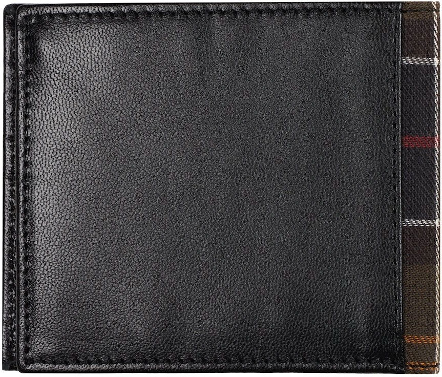 Leather Tartan Wallet & Card Holder Set