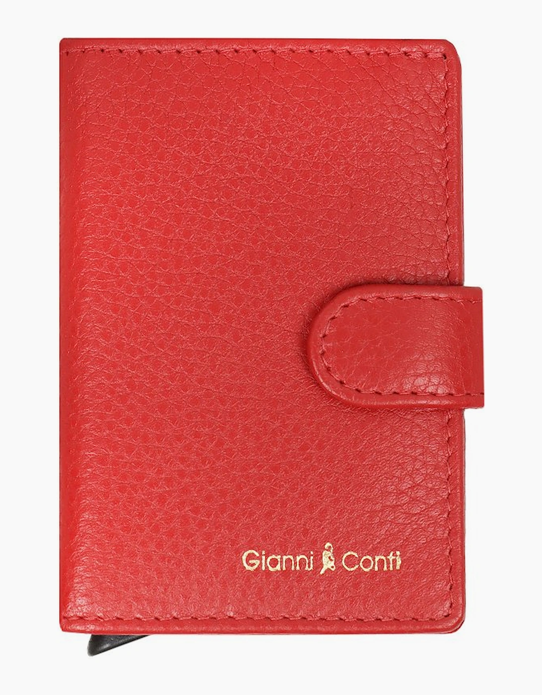 Gianni Conti Unisex Red Emilia Mechanism Card Holder - Size: One Size