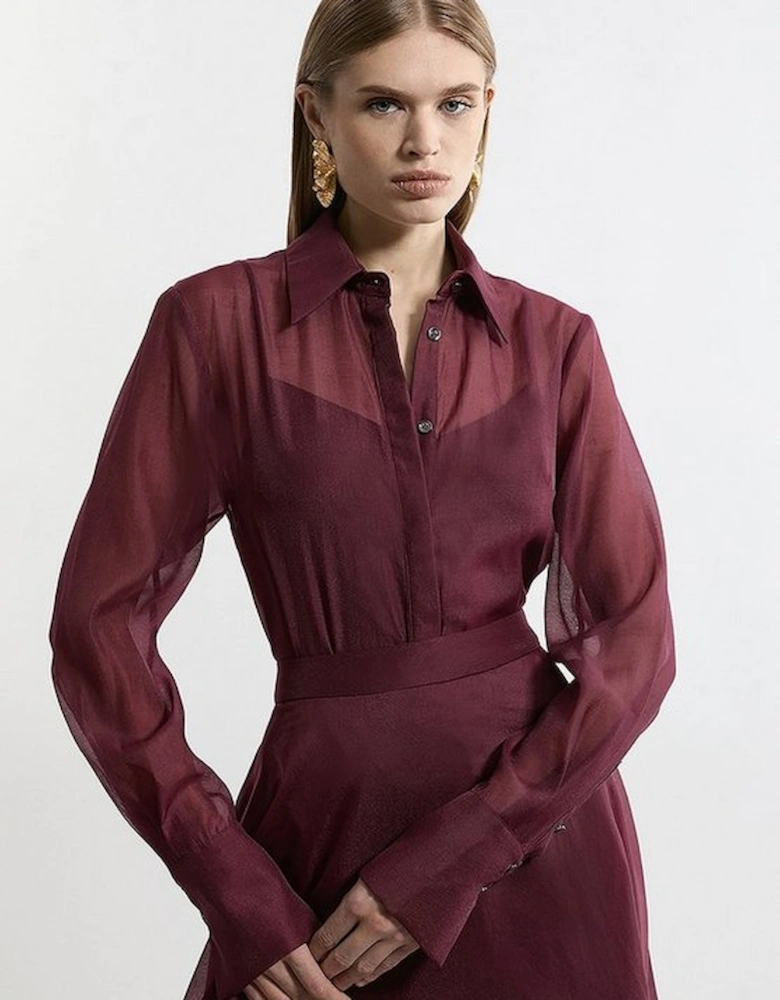 Lydia Millen Tall Organdie Woven Shirt