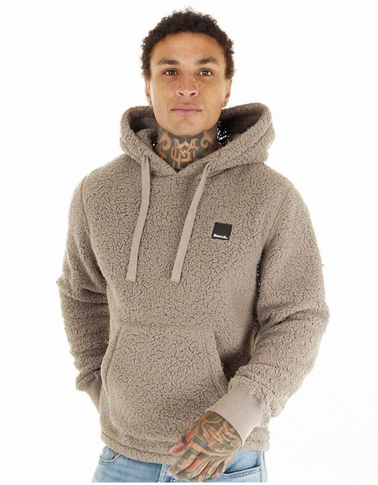 Mens Jerry Borg Pullover Teddy Bear Fleece Hoodie