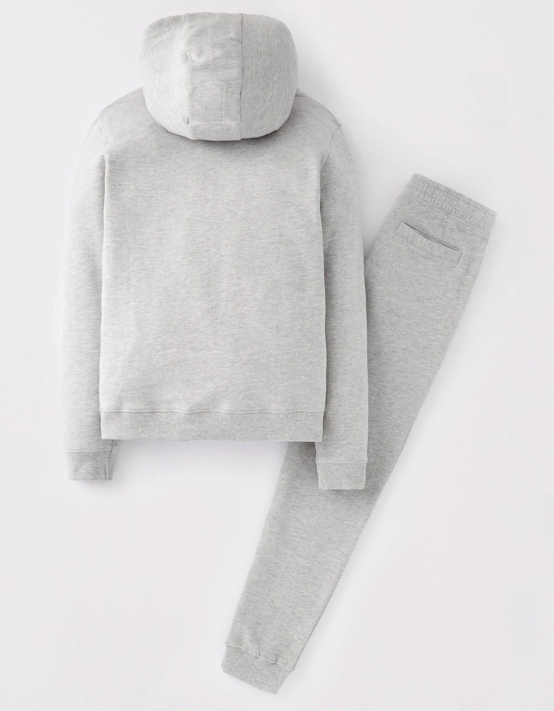 Boys Grey Hoodie and Jogger Set - Grey