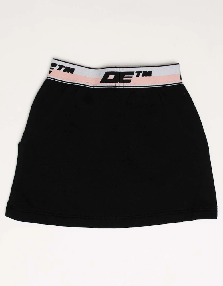 Juniors Logo Band Sweat Skirt