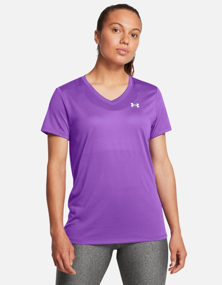 Womens Tech SSV Short Sleeve V Neck T Shirt