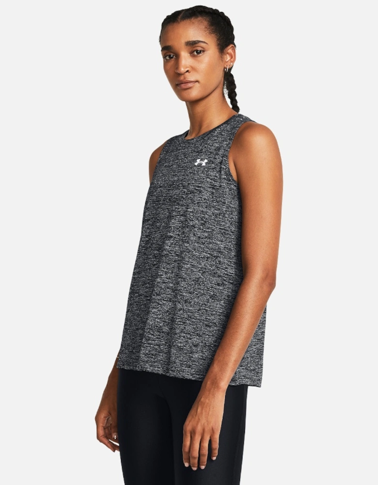 Womens Tech Tank Twist Gym Top