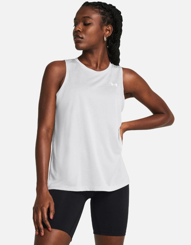 Womens Tech Tank Twist Gym Top