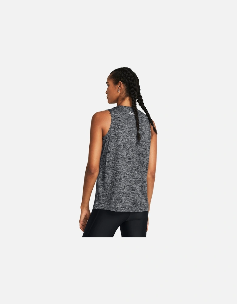 Womens Tech Tank Twist Gym Top