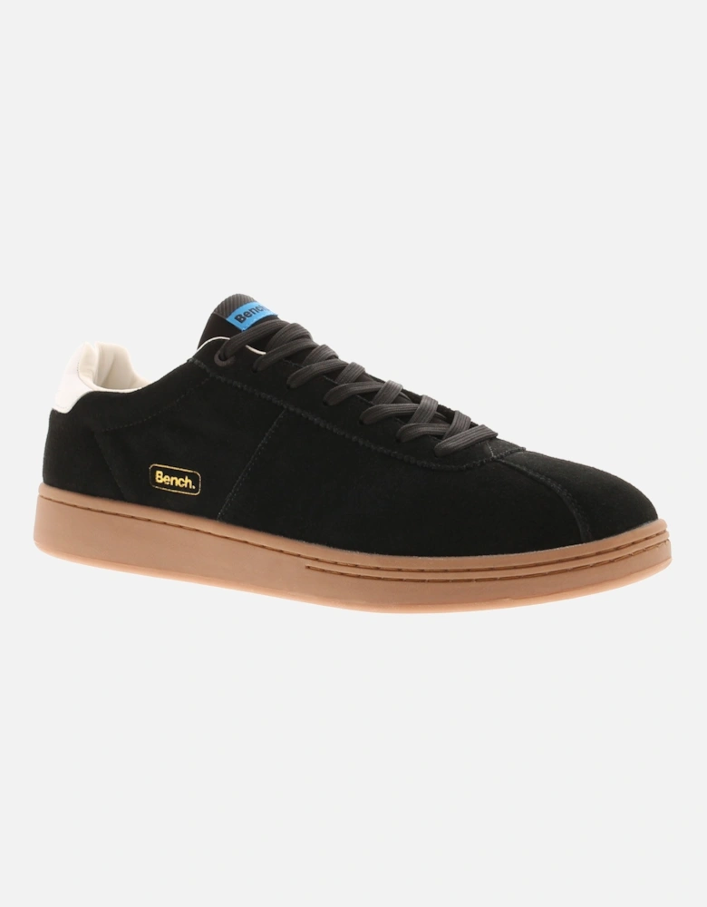 Mens Trainers Fletcher Leather black UK Size