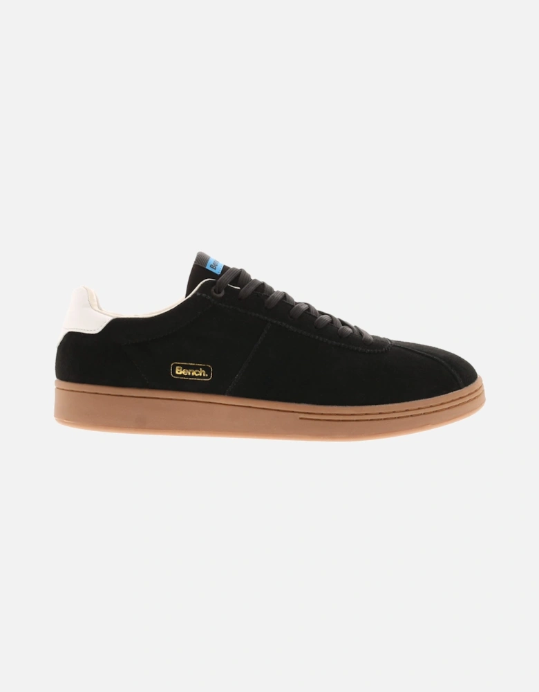 Mens Trainers Fletcher Leather black UK Size