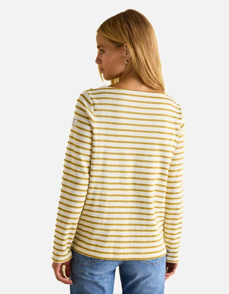 Womens Harbour Cotton Long Sleeved Top