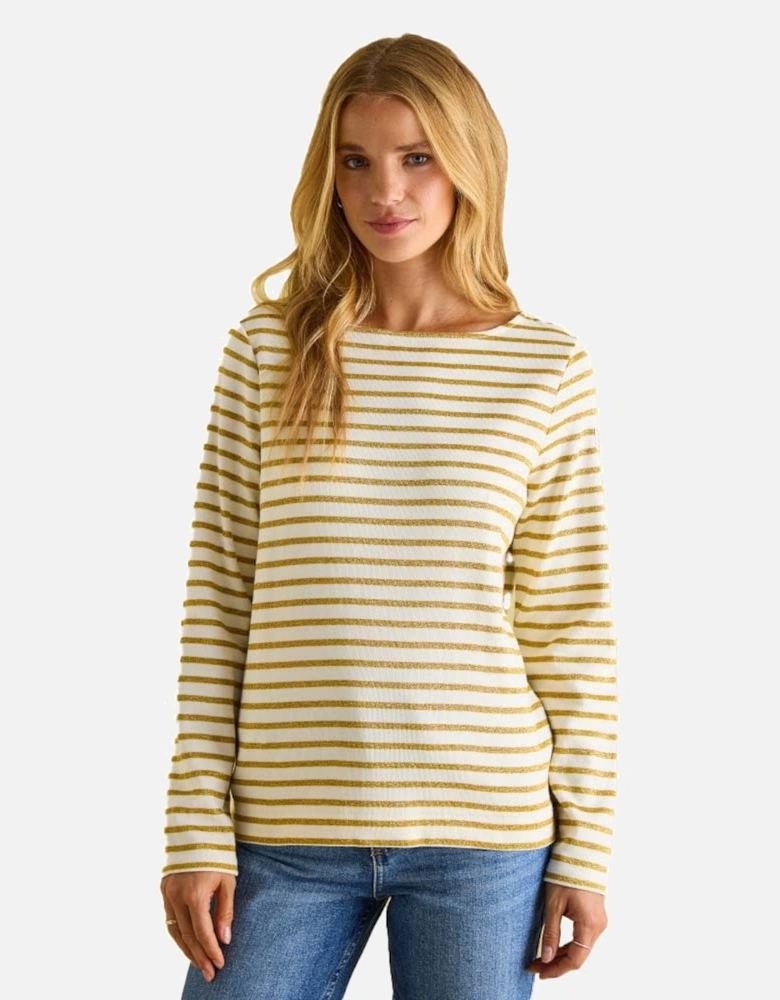 Womens Harbour Cotton Long Sleeved Top