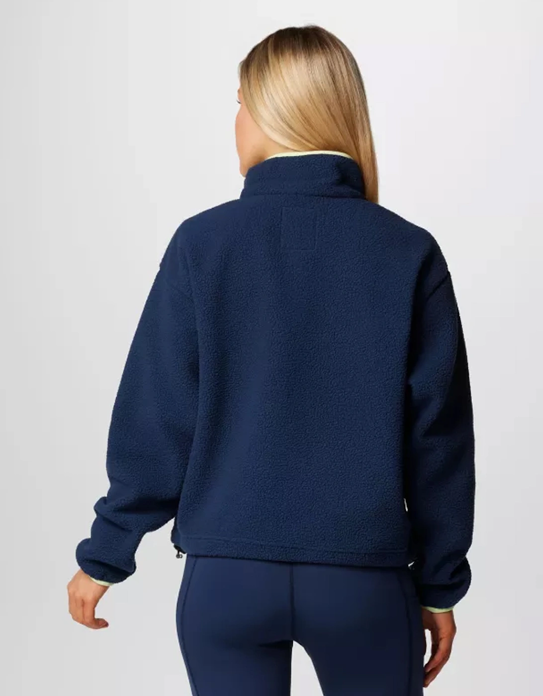 Women's Helvetia™ II Cropped Sherpa Half Snap Fleece Collegiate Navy