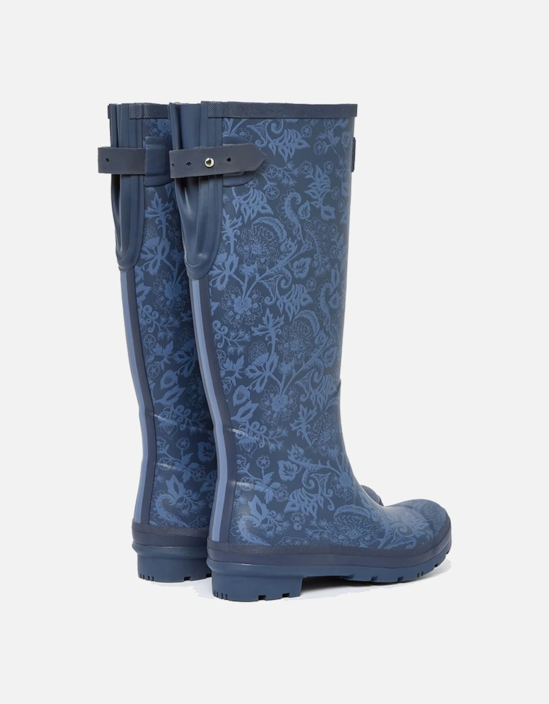 Womens Welly Print Adjustable Tall Wellington Boots