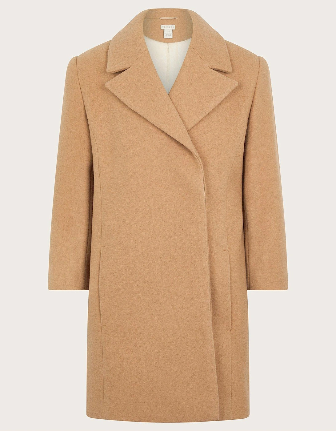 Girls Overcoat Coat - Brown, 2 of 1