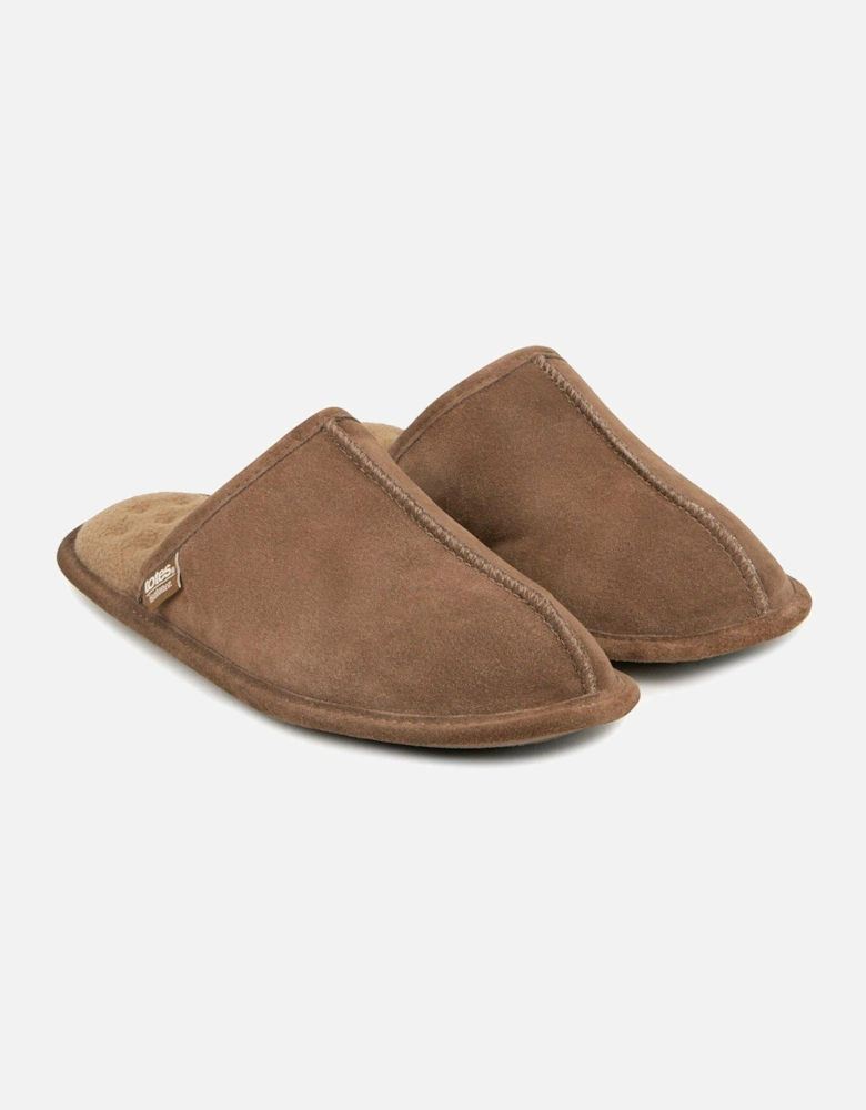 Isotoner Suede Mule - Tan