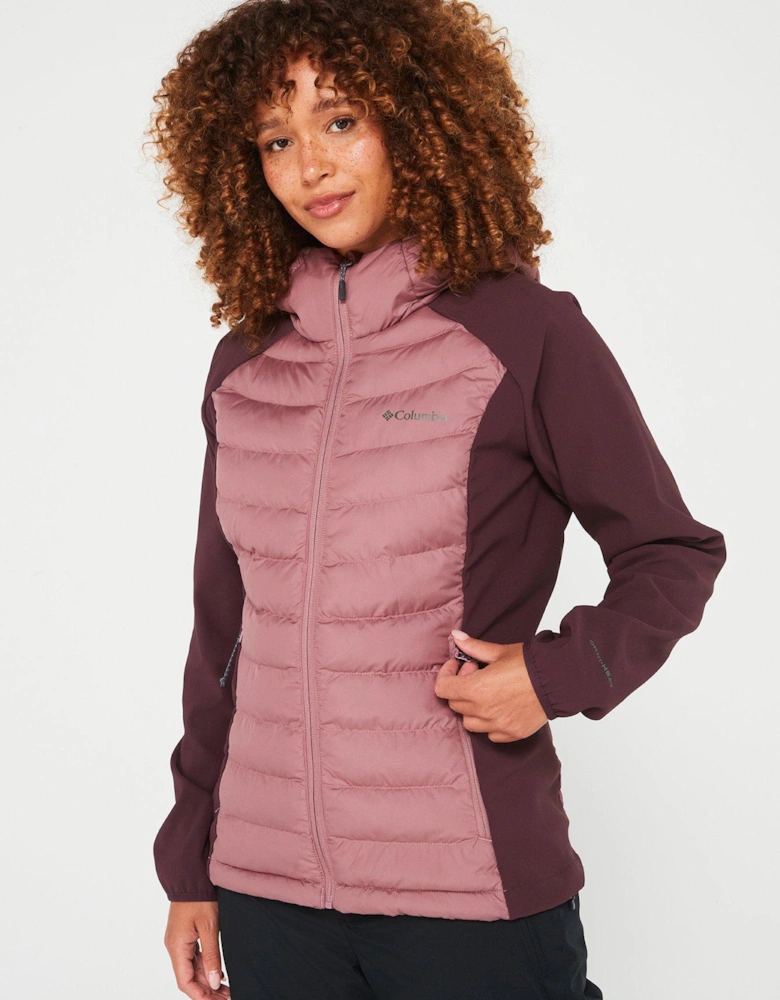 Women's Powder Lite II Hybrid Hooded Jacket - Purple