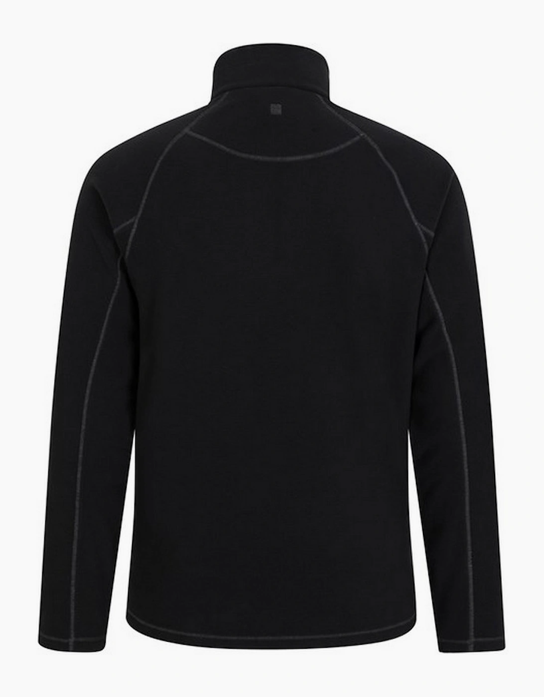 Mountain Warehouse Men's Mountain Warehouse Mens Ashbourne II Half Zip Fleece Top - Black