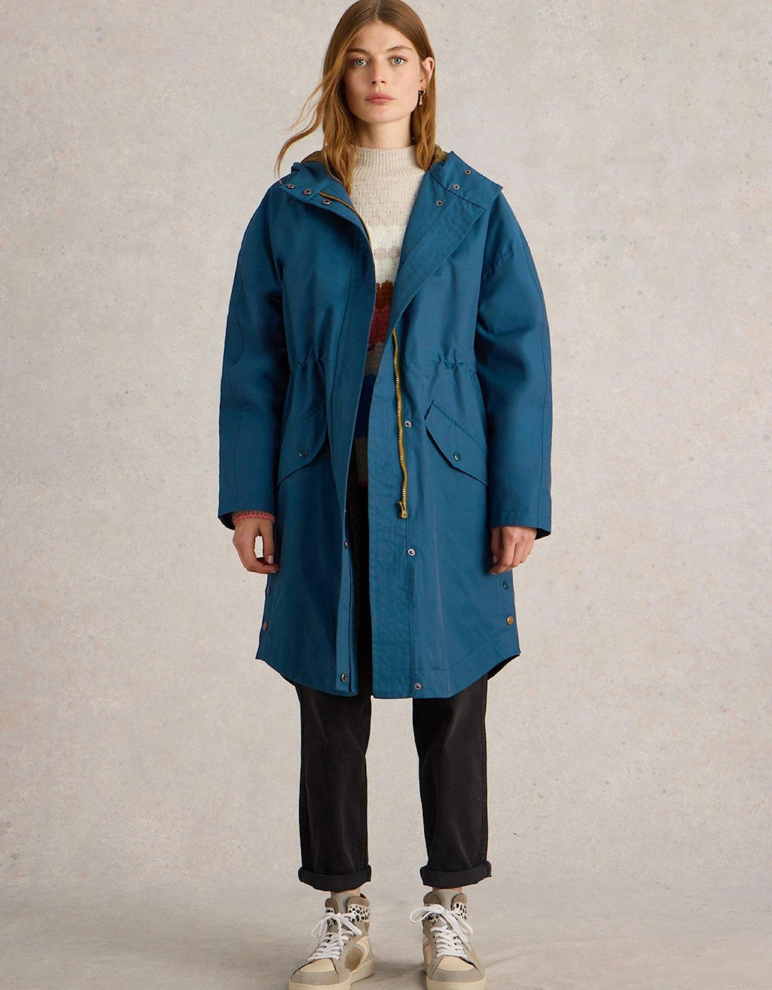 Winnie Waterproof Coat - Blue, 2 of 1