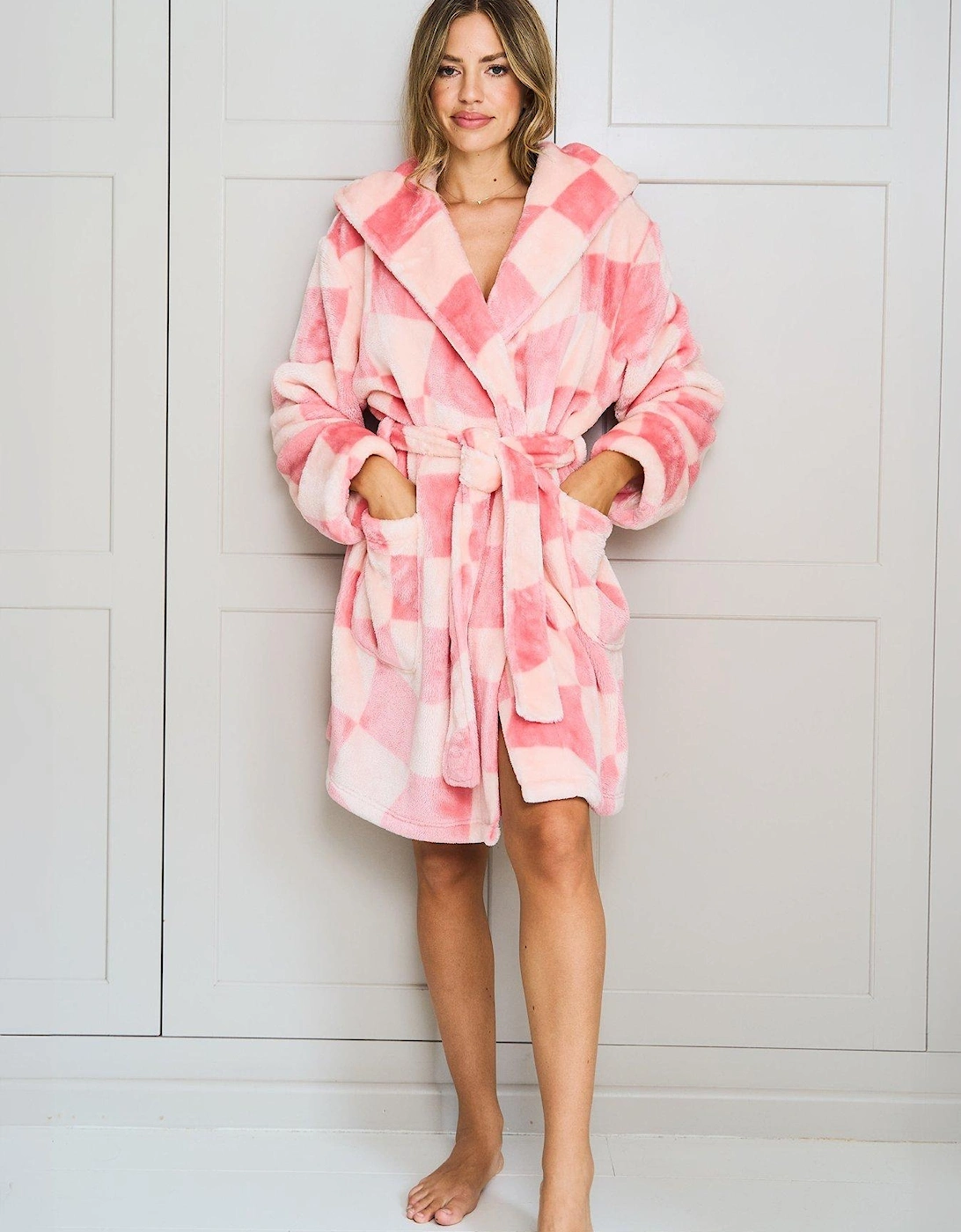 Jimjam Check Dressing Gown, 2 of 1