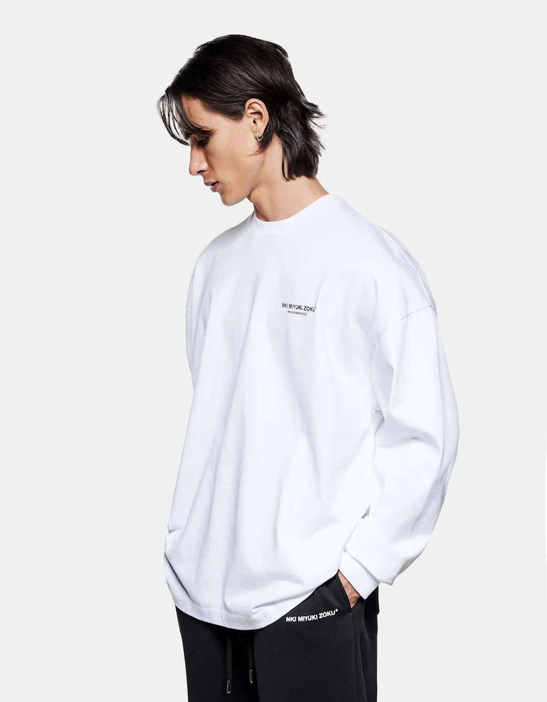 Oversized Fit Long Sleeve Design Studio T-Shirt