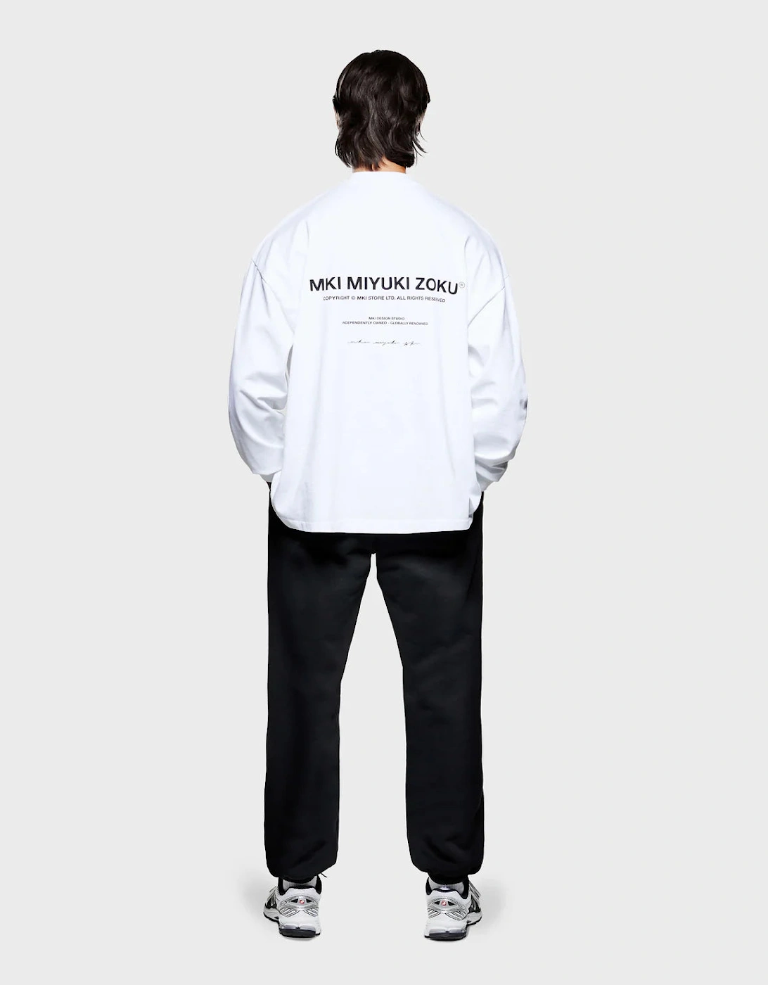 Oversized Fit Long Sleeve Design Studio T-Shirt