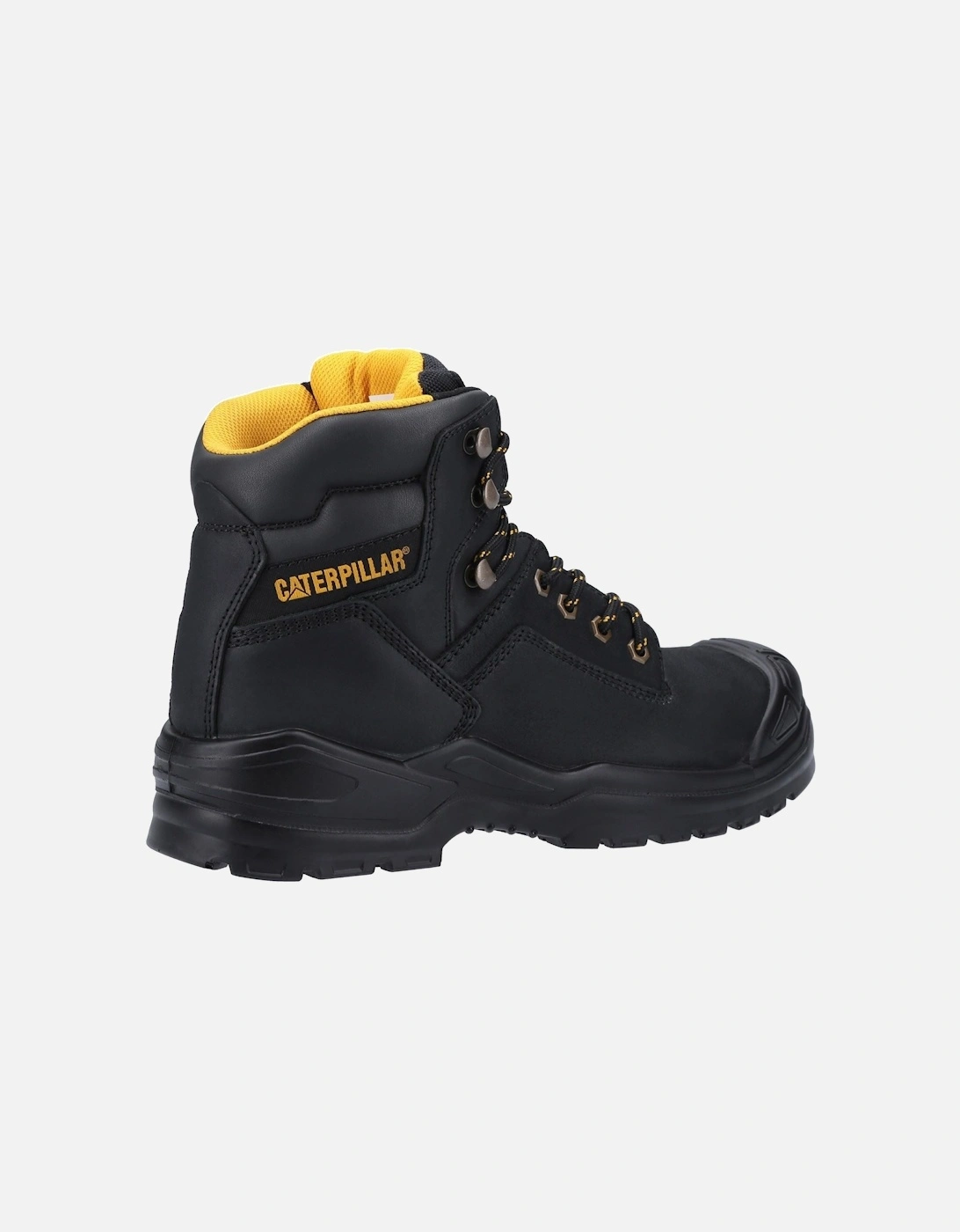 Caterpillar Striver Mid S3 Leather Black Safety Boots