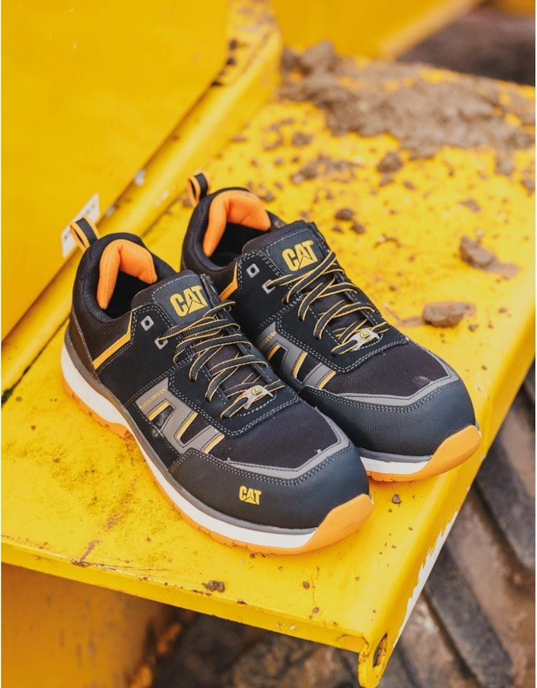 Caterpillar Accelerate S3 Textile Orange Safety Trainers