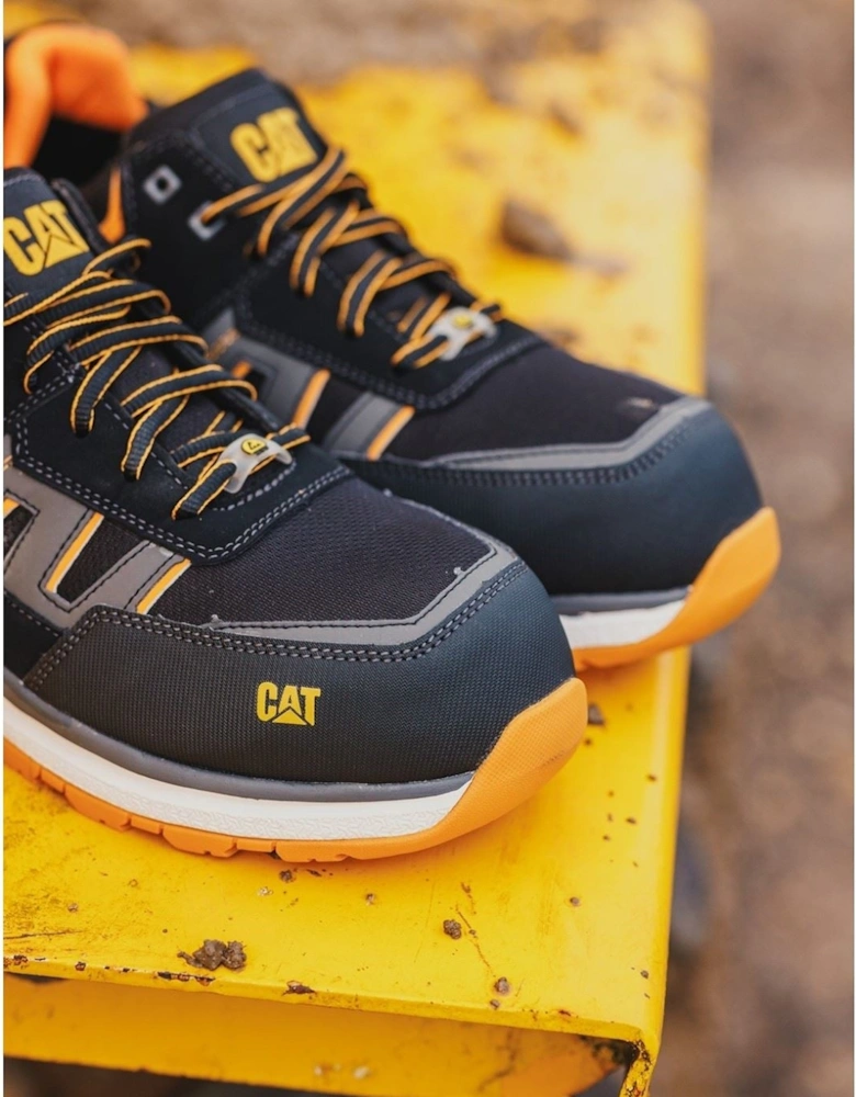 Caterpillar Accelerate S3 Textile Orange Safety Trainers