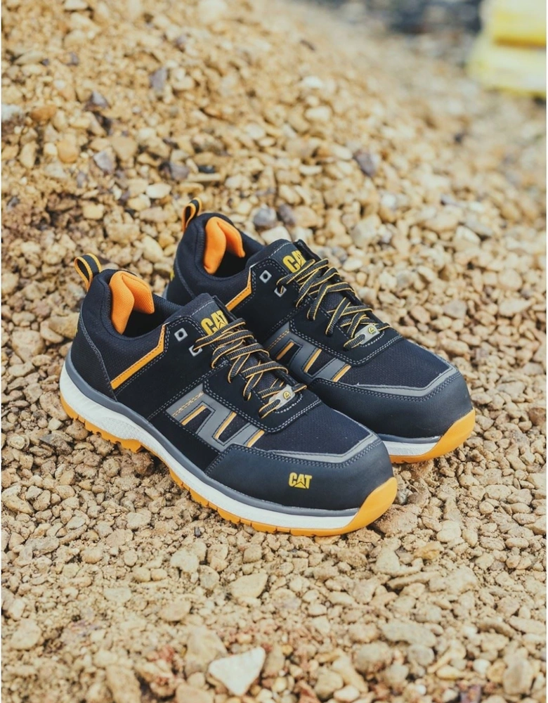 Caterpillar Accelerate S3 Textile Orange Safety Trainers