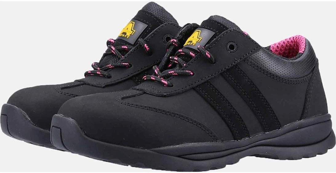 FS706 Sophie Leather Women's Black Safety Shoes