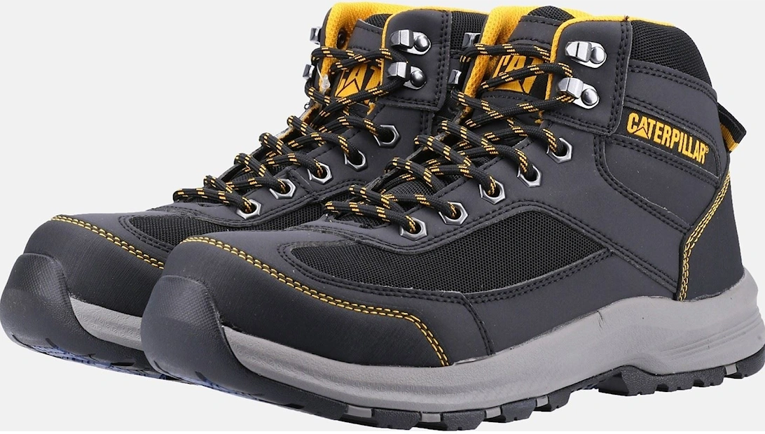 Caterpillar Elmore Mid Synthetic Grey Hiking Boots