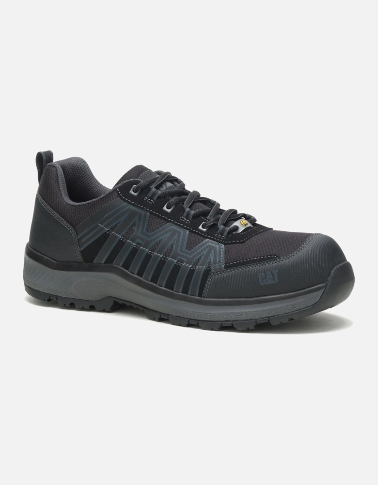 Caterpillar Charge PU/Mesh/TPU Black Safety Trainers