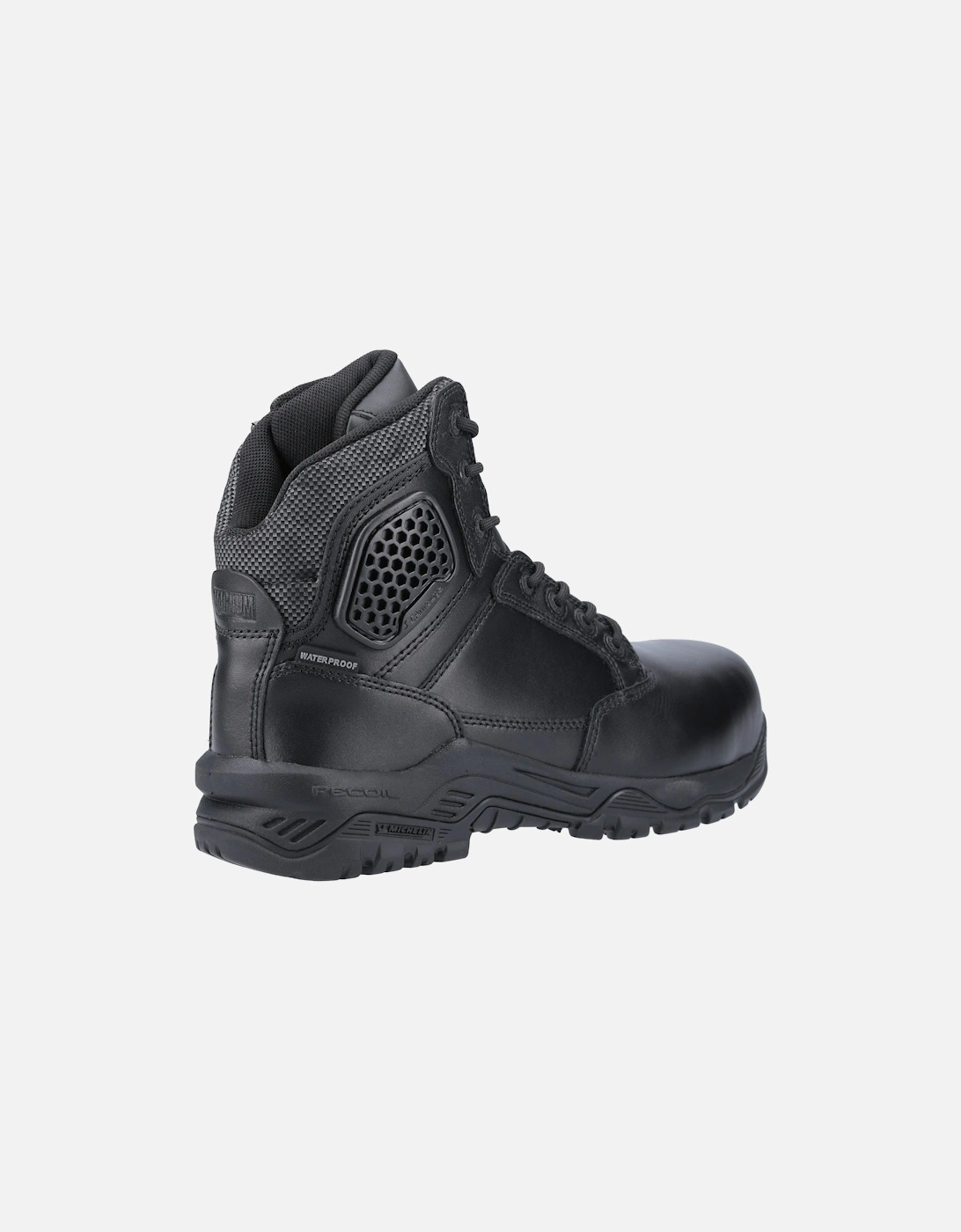 model Strike Force 6.0 Side-Zip CT CP WP Uniform Safety Boot Unisex in Black