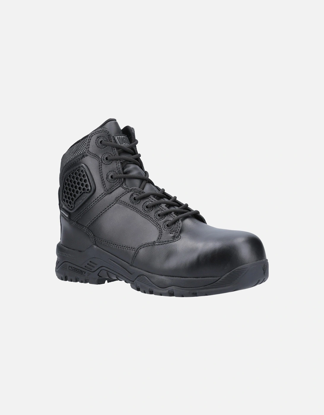 model Strike Force 6.0 Side-Zip CT CP WP Uniform Safety Boot Unisex in Black, 9 of 8