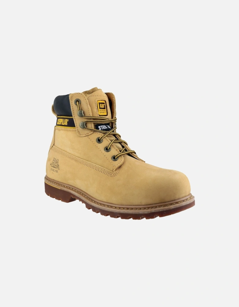 Caterpillar Holton S3 Leather Honey Safety Boots