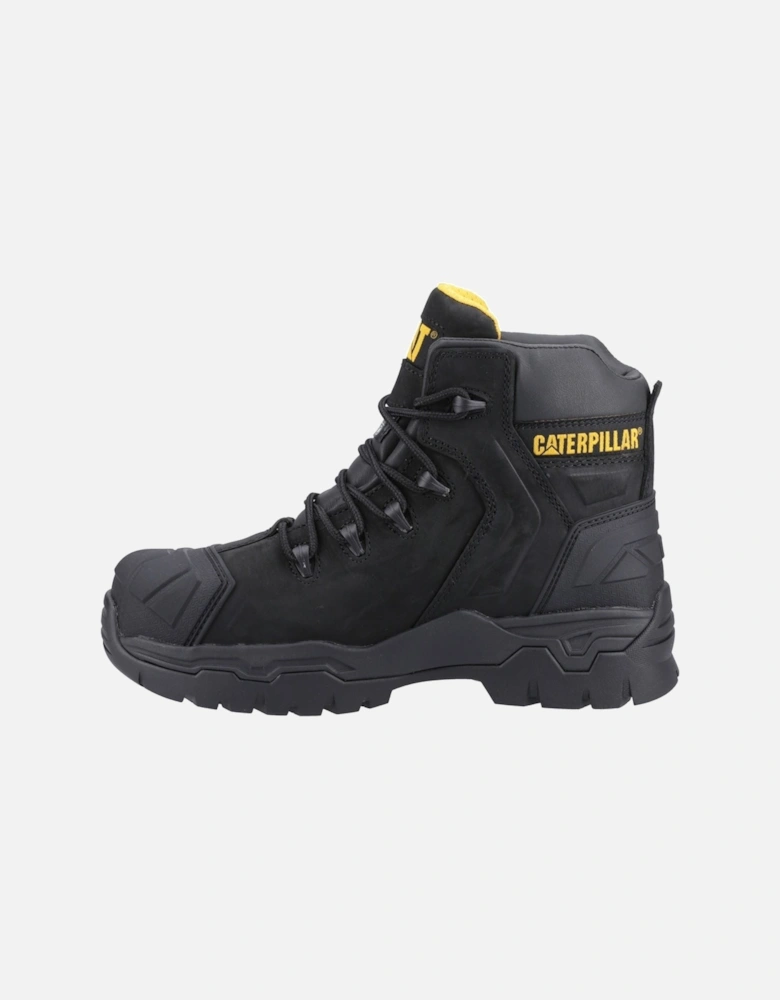 Caterpillar Everett S3 WP Leather Black Safety Boots