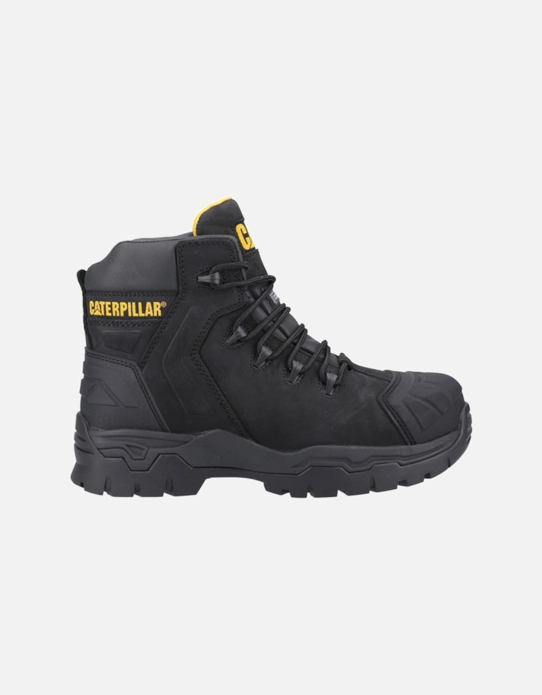 Caterpillar Everett S3 WP Leather Black Safety Boots