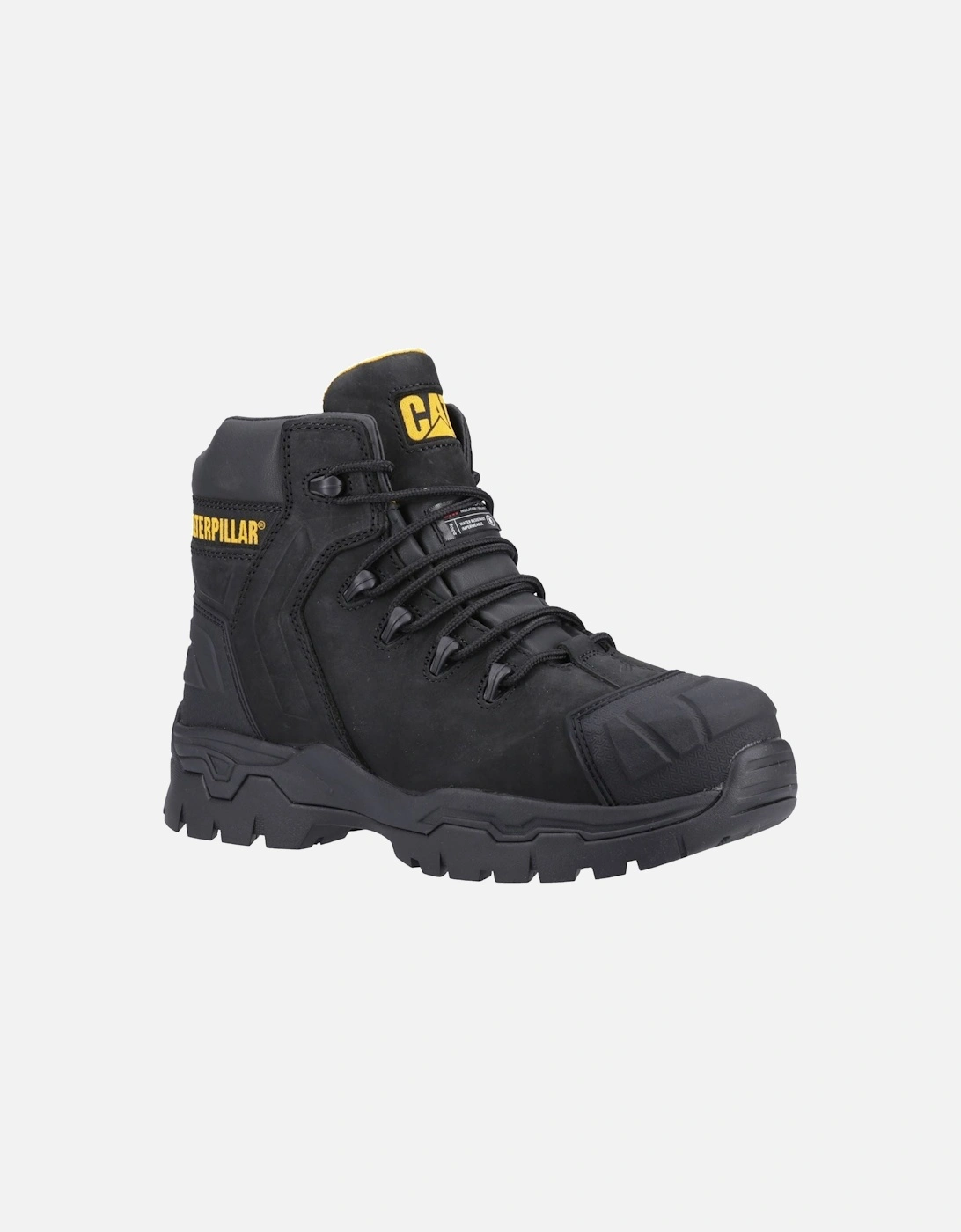 Caterpillar Everett S3 WP Leather Black Safety Boots