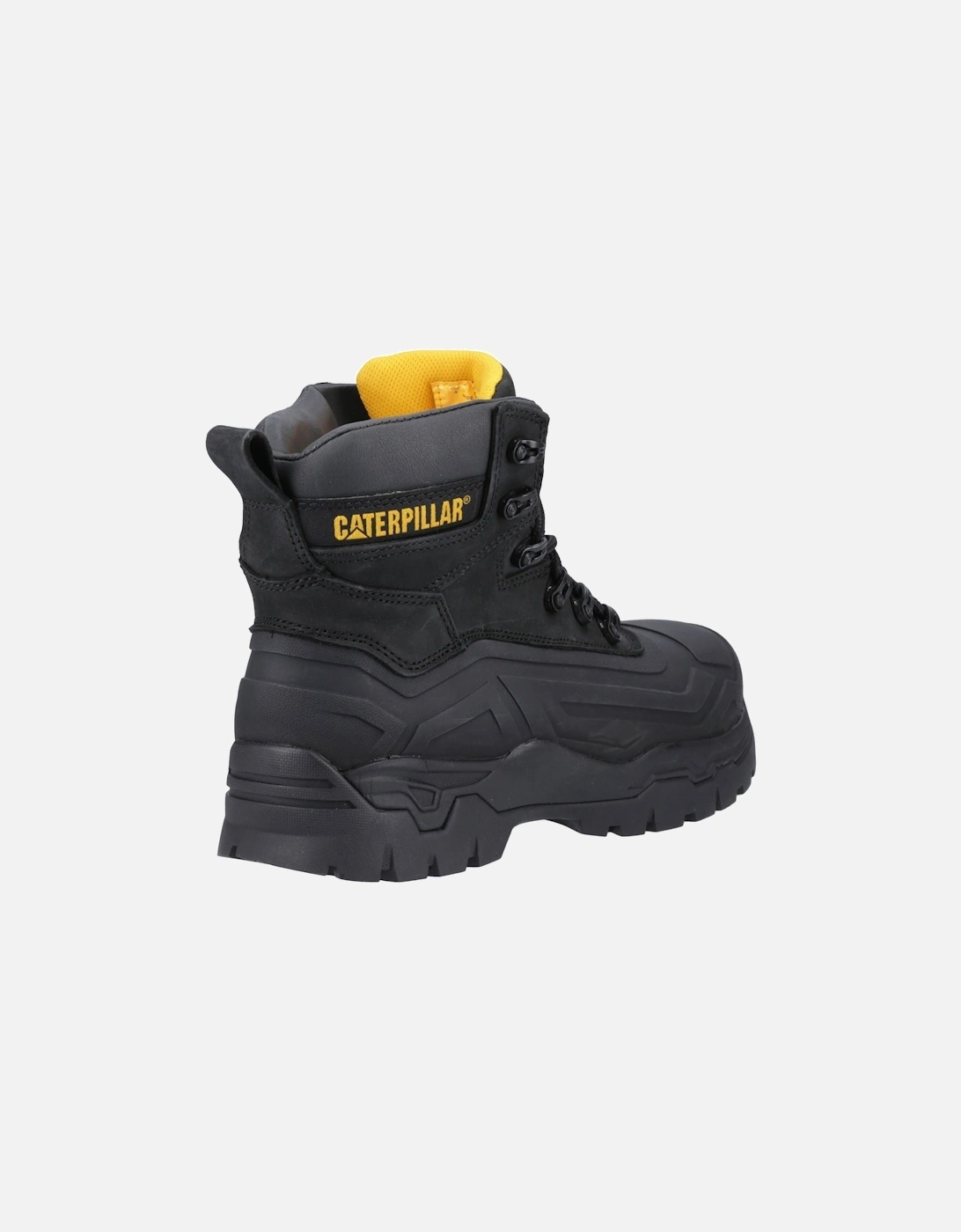 Caterpillar Typhoon SBH Rubber/Leather Black Safety Boots