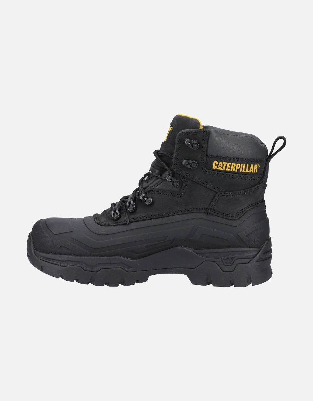 Caterpillar Typhoon SBH Rubber/Leather Black Safety Boots