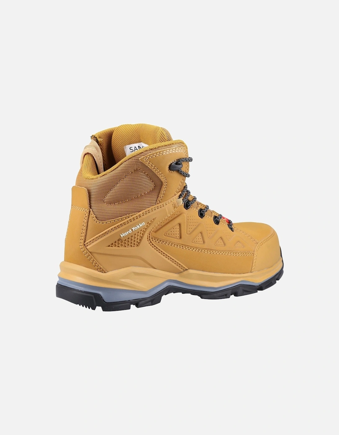 model Atomic PR Hybrid Side Zip Safety Boot Unisex in Wheat