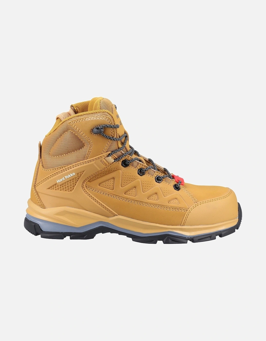 model Atomic PR Hybrid Side Zip Safety Boot Unisex in Wheat