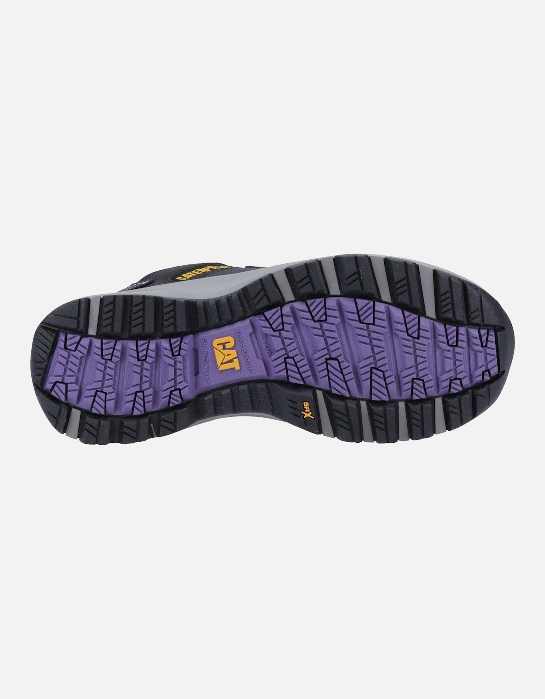 Caterpillar Elmore PVC Black/Lilac Safety Trainers