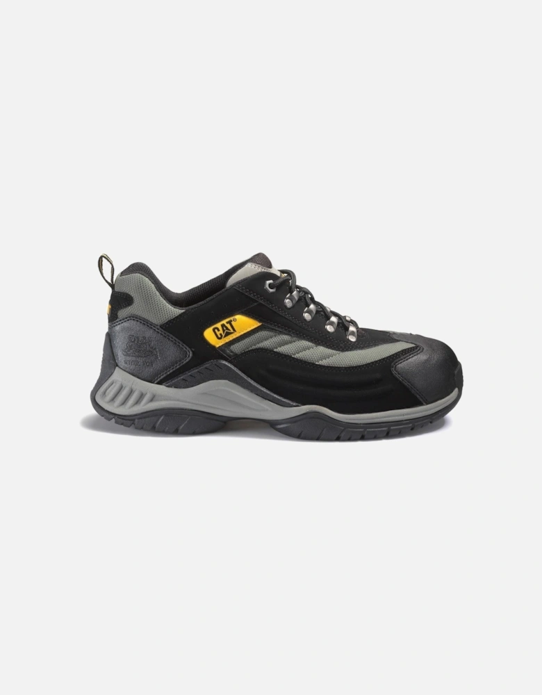 Caterpillar Moor Leather Black Safety Trainers