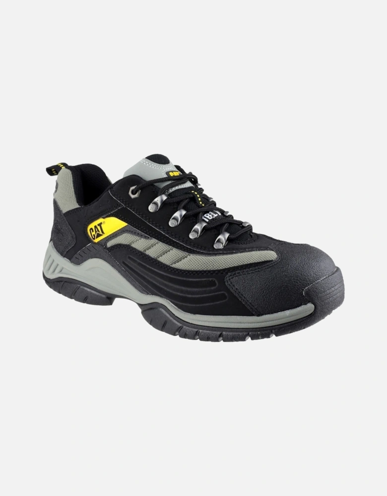 Caterpillar Moor Leather Black Safety Trainers