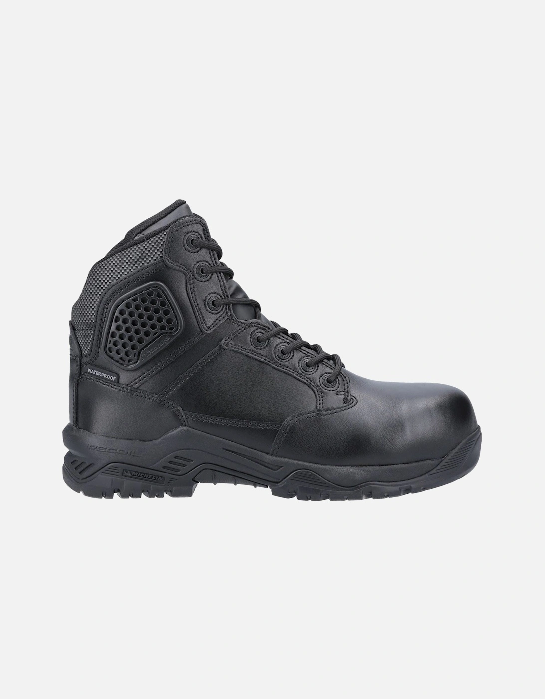 model Strike Force 6.0 Side-Zip CT CP WP Uniform Safety Boot Unisex in Black