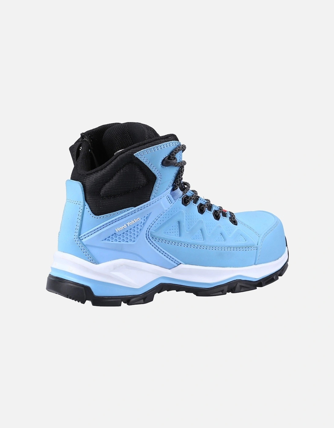 model Atomic PR Hybrid Side Zip Safety Boot Female in Bluefish