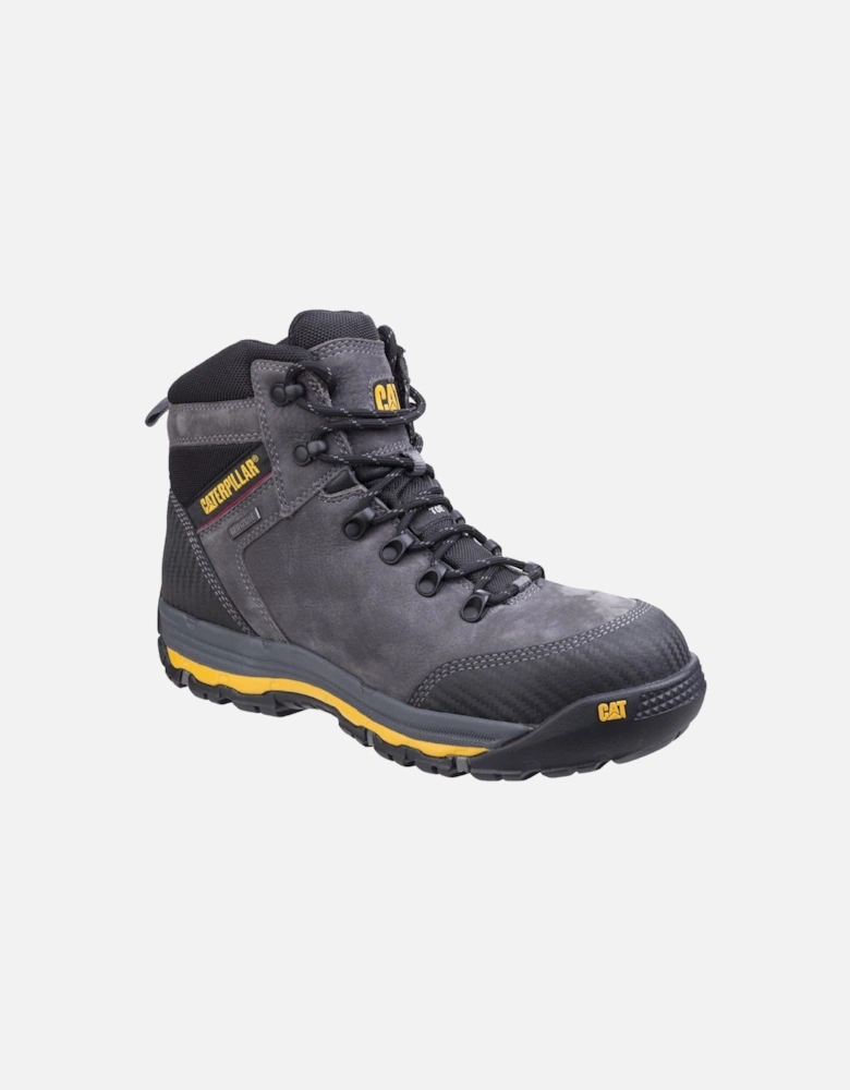 Caterpillar Munising Leather Dark Shadow Safety Boots