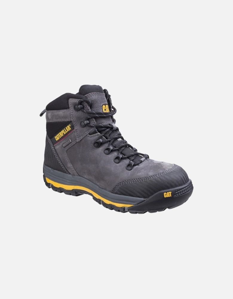 Caterpillar Munising Leather Dark Shadow Safety Boots